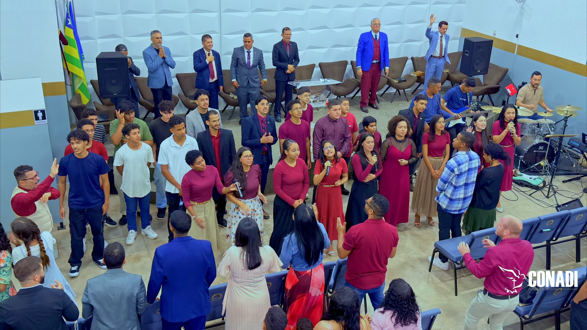 Pré-Conjecon Entorno Sul aquece a juventude para o grande congresso